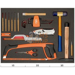 FF1A138;BAHCO;Outils de frappe et de coupe, 24 pcs;pièce détachée