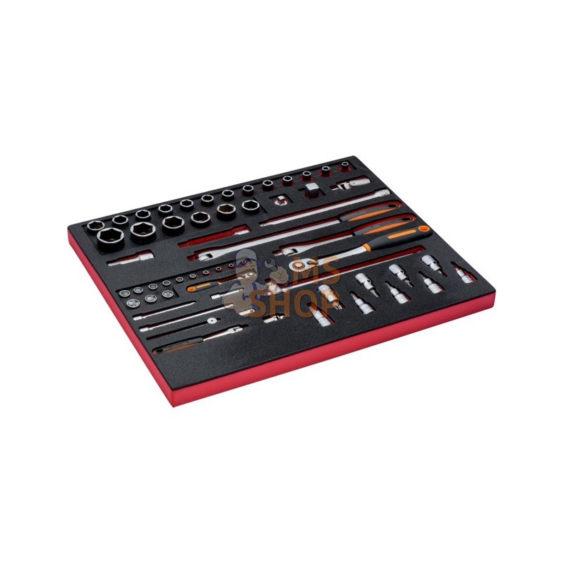 FF1A137;BAHCO;Douilles et accessoires 1/4"-1/2", 59 pcs;pièce détachée FF1A137;BAHCO;Douilles et accessoires 1/4"-1/2", 59 pcs;pièce détachée