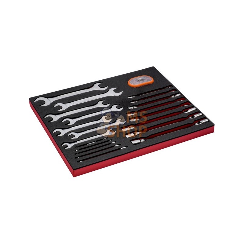 FF1A135;BAHCO;Clés à fourche et clés à tête flexible, 51 pcs;pièce détachée