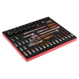 FF1A130;BAHCO;Douilles et accessoires 1/2", 53 pcs;pièce détachée