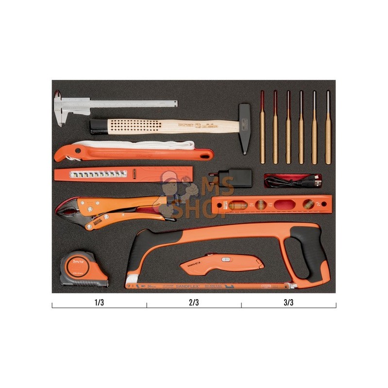 FF1A119;BAHCO;Outils de frappe et de coupe, 10 pcs;pièce détachée FF1A119;BAHCO;Outils de frappe et de coupe, 10 pcs;pièce détachée
