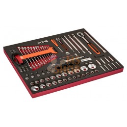 FF1A106;BAHCO;Douilles, 93 pcs;pièce détachée