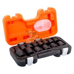 D/S14;BAHCO;Jeu de douilles à chocs 1/2'', métrique;pièce détachée