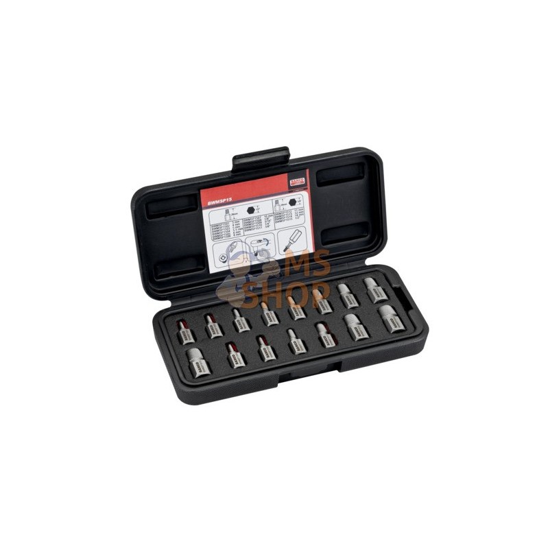 BWMSP15;BAHCO;Jeu d'extracteurs de goujons 1/2'' - 5/8'';pièce détachée