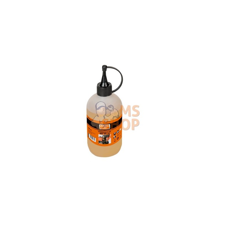 BHVG15-250;BAHCO;Bidon d'huile hydraulique ISO VG15, 250 ml;pièce détachée BHVG15-250;BAHCO;Bidon d'huile hydraulique ISO VG15, 250 ml;pièce détachée