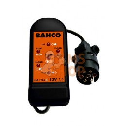 BELT127;BAHCO;Testeur de prise de courant 7 pôles 12 V;pièce détachée