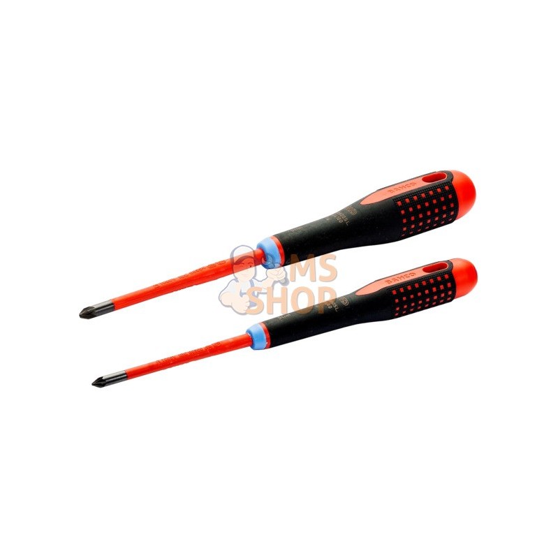 BE-9894SL;BAHCO;Jeu de 2 tournevis isolés Ergo™ lames fines;pièce détachée BE-9894SL;BAHCO;Jeu de 2 tournevis isolés Ergo™ lames fines;pièce détachée