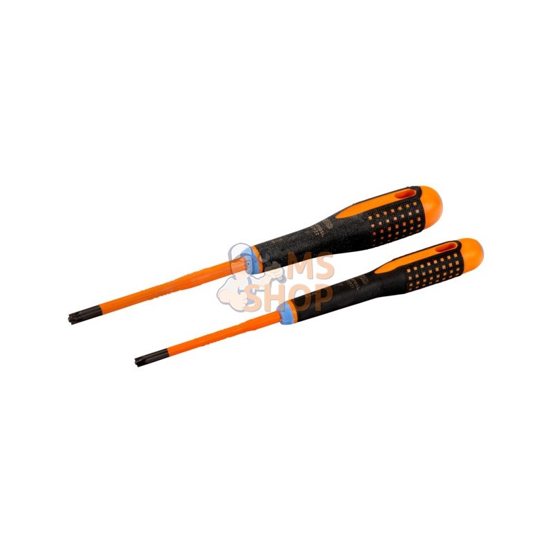 BE-9890SL;BAHCO;Jeu de 2 tournevis isolés Ergo™ lames fines;pièce détachée BE-9890SL;BAHCO;Jeu de 2 tournevis isolés Ergo™ lames fines;pièce détachée