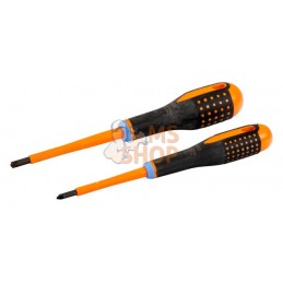 BE-9890S;BAHCO;Jeu de 2 tournevis Ergo™ pour installations électriques;pièce détachée