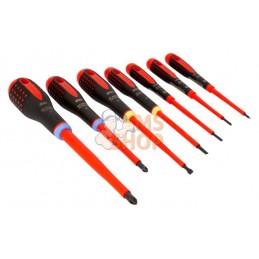 BE-9888S;BAHCO;Jeu de 7 tournevis Ergo™ isolés;pièce détachée