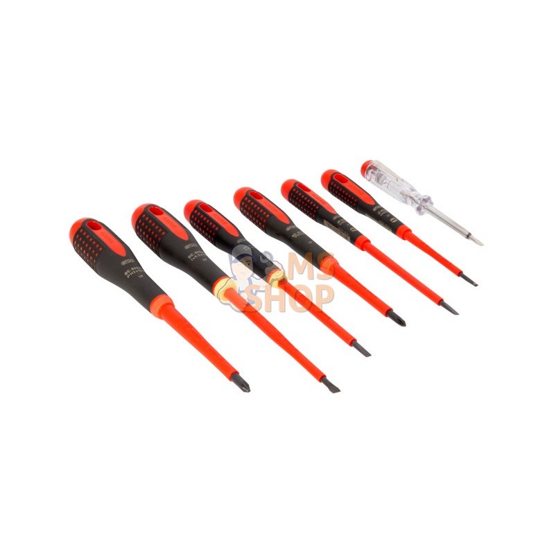 BE-9887S;BAHCO;Jeu de 6 tournevis Ergo™ isolés + testeur;pièce détachée