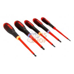 BE-9882S;BAHCO;Jeu de 5 tournevis Ergo™ isolés;pièce détachée