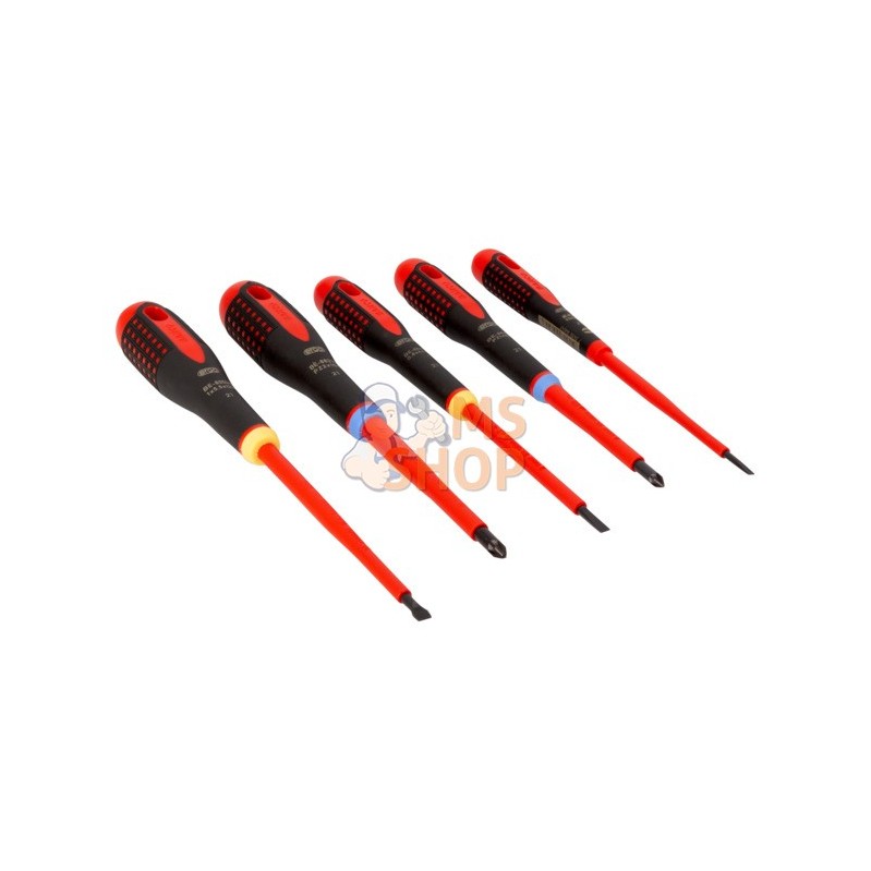 BE-9882S;BAHCO;Jeu de 5 tournevis Ergo™ isolés;pièce détachée BE-9882S;BAHCO;Jeu de 5 tournevis Ergo™ isolés;pièce détachée