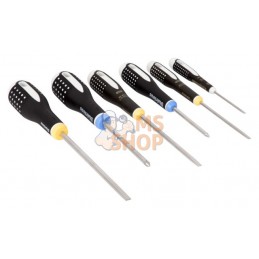 BE-9882I;BAHCO;Jeu de 6 tournevis Ergo™ acier inoxydable;pièce détachée