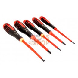 BE-9881S;BAHCO;Jeu de 5 tournevis Ergo™ isolés;pièce détachée