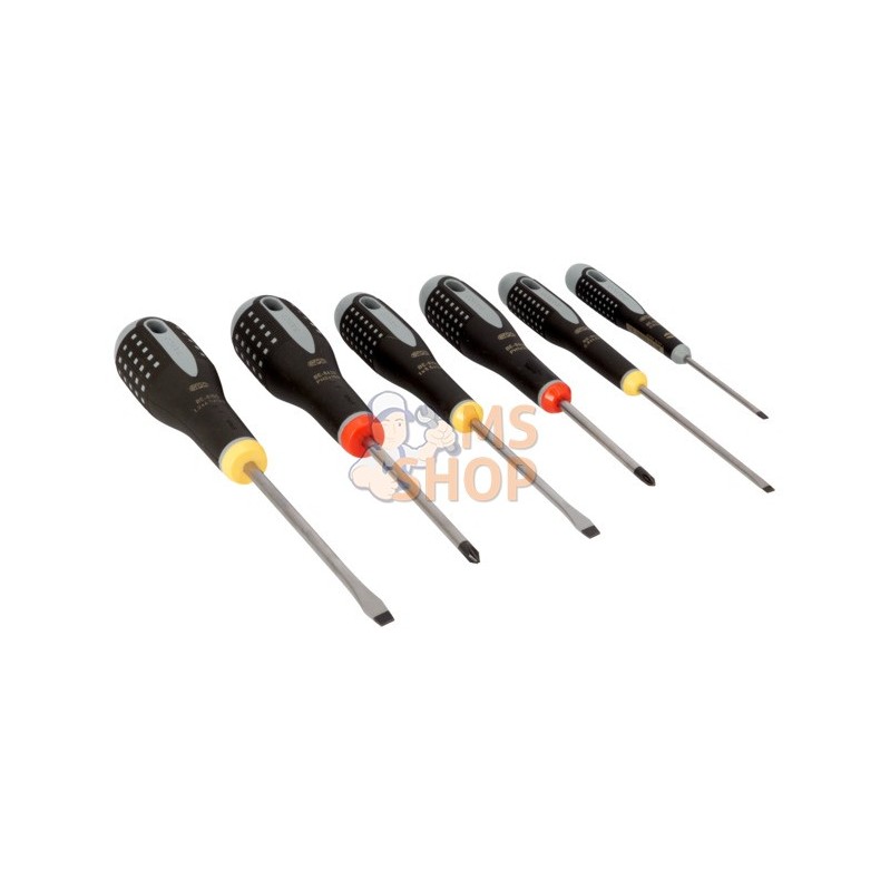 BE-9881;BAHCO;Jeu de 6 tournevis Ergo™;pièce détachée