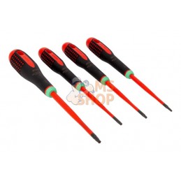 BE-9880SL;BAHCO;Jeu de 4 tournevis Ergo™ isolés lames fines;pièce détachée