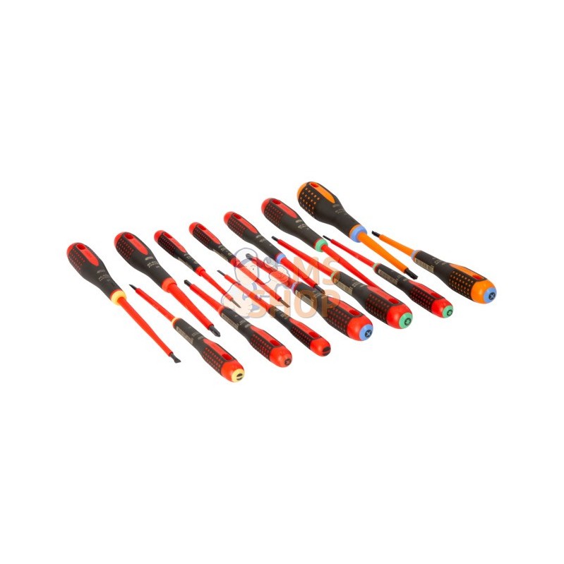 BE-9876S;BAHCO;Jeu de 14 tournevis Ergo™ isolés;pièce détachée BE-9876S;BAHCO;Jeu de 14 tournevis Ergo™ isolés;pièce détachée