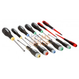 BE-9875;BAHCO;Jeu de 13 tournevis Ergo™;pièce détachée