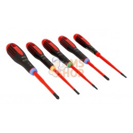 BE-9872SL;BAHCO;Jeu de 5 tournevis lame fine;pièce détachée