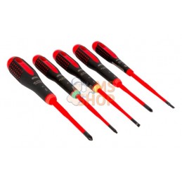 BE-9871SL;BAHCO;Jeu de 5 tournevis lame fine;pièce détachée