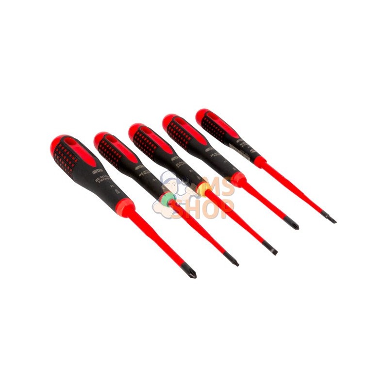 BE-9871SL;BAHCO;Jeu de 5 tournevis lame fine;pièce détachée BE-9871SL;BAHCO;Jeu de 5 tournevis lame fine;pièce détachée