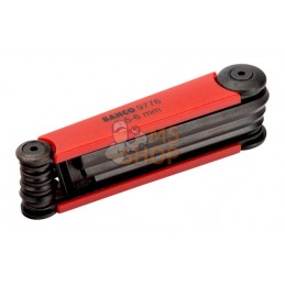 BE-9776;BAHCO;Jeu de 7 clés mâles coudées, 6 pans;pièce détachée