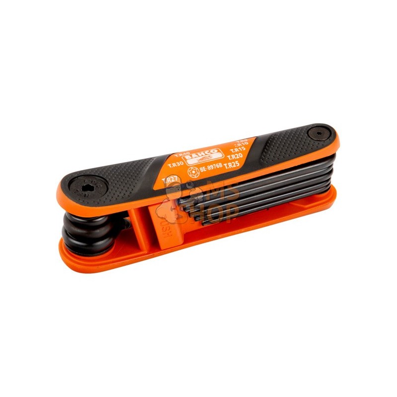 BE-8976B;BAHCO;Jeu de 8 clés pour vis TORX, finition brunie;pièce détachée BE-8976B;BAHCO;Jeu de 8 clés pour vis TORX, finition brunie;pièce détachée