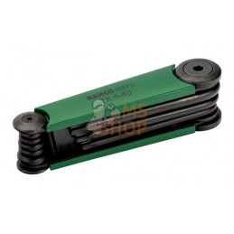 BE-8975;BAHCO;Jeu de 8 clés mâles coudées, TORX®;pièce détachée