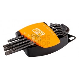 BE-8675;BAHCO;Jeu de 8 clés mâles TORX, inviolables, brunies;pièce détachée
