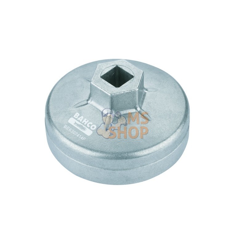 BE6307414F;BAHCO;Cloche de filtre à huile 74 mm 14 pans;pièce détachée