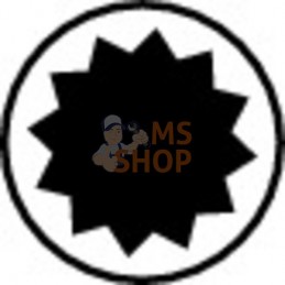 BE5049M8;BAHCO;Embout pour vis à empreintes multiples XZN, 10mm;pièce détachée