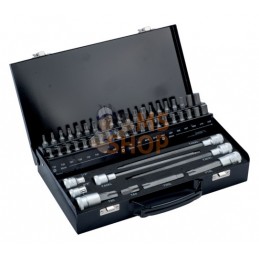BE5049;BAHCO;Coffret de 49 douilles et embouts 6 pans, XZN et Torx® Tamper;pièce détachée