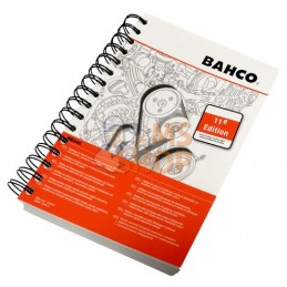 BE240-CAT;BAHCO;Catalogue de valeurs de tension de courroies et accessoires de distribution, synchrone, avec forme en V ou crant