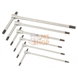 BE1TH-S5;BAHCO;Jeu de 5 barres poignée en T pour vis 6 pans 4-5-6-8 & 10 mm;pièce détachée