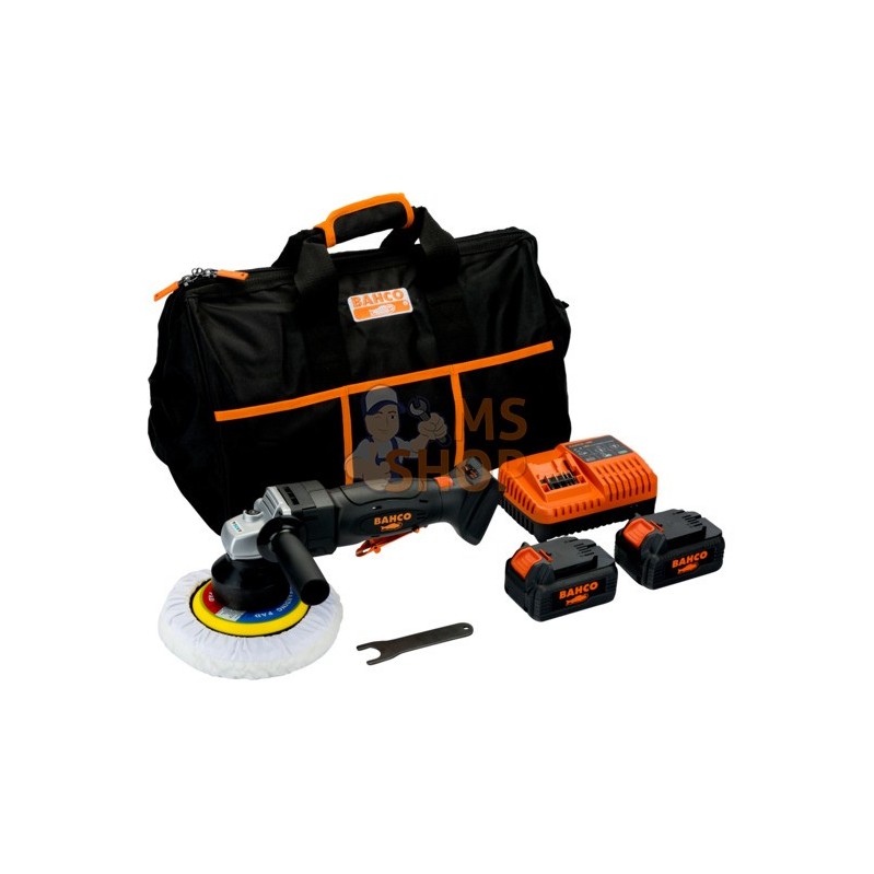 BCL33AP1K1;BAHCO;Kit polisseuse d'angle 18V, plateau 5'', orbite 4,5 mm;pièce détachée BCL33AP1K1;BAHCO;Kit polisseuse d'angle 18V, plateau 5'', orbite 4,5 mm;pièce détachée