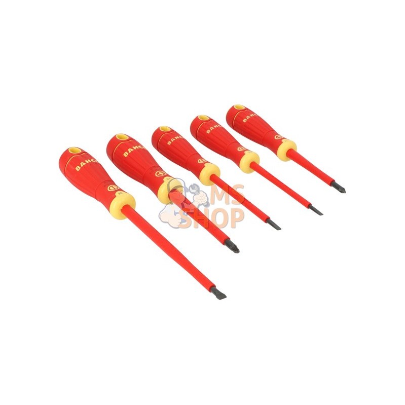 B220.015;BAHCO;Jeu de 5 tournevis isolés BahcoFit;pièce détachée B220.015;BAHCO;Jeu de 5 tournevis isolés BahcoFit;pièce détachée