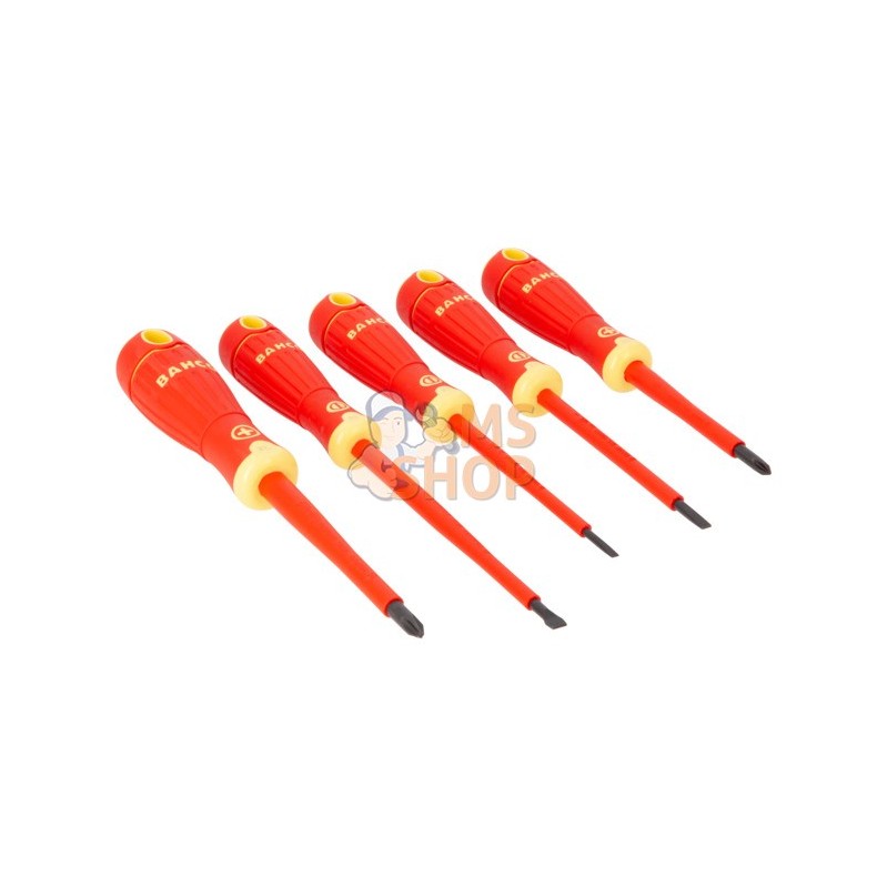 B220.005;BAHCO;Jeu de 5 tournevis isolés BahcoFit;pièce détachée B220.005;BAHCO;Jeu de 5 tournevis isolés BahcoFit;pièce détachée