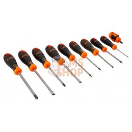 B219.010;BAHCO;Jeu de 10 tournevis BahcoFit;pièce détachée