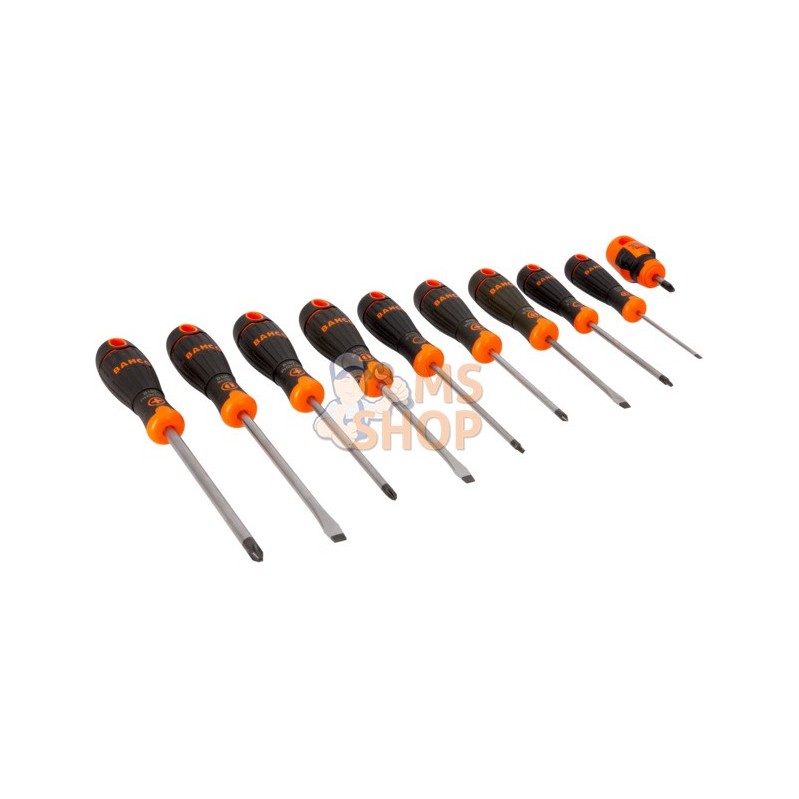 B219.010;BAHCO;Jeu de 10 tournevis BahcoFit;pièce détachée