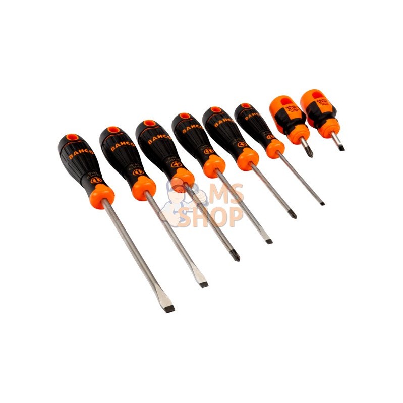 B219.008;BAHCO;Jeu de 8 tournevis BahcoFit;pièce détachée B219.008;BAHCO;Jeu de 8 tournevis BahcoFit;pièce détachée