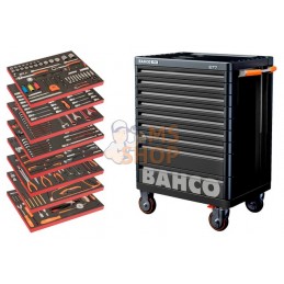 AUTO;BAHCO;Servante pour la réparation automobile - 357 Pcs;pièce détachée