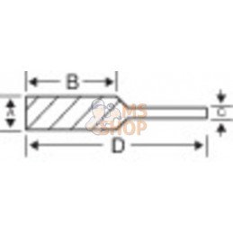 A0313M03E;BAHCO;Fraises limes au carbure avec tête cylindrique;pièce détachée