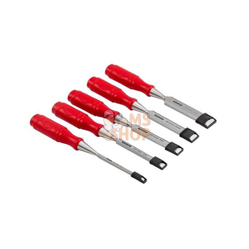 9883;BAHCO;Jeu de 5 ciseaux à bois poignée rouge mono matière sous blister;pièce détachée 9883;BAHCO;Jeu de 5 ciseaux à bois poignée rouge mono matière sous blister;pièce détachée
