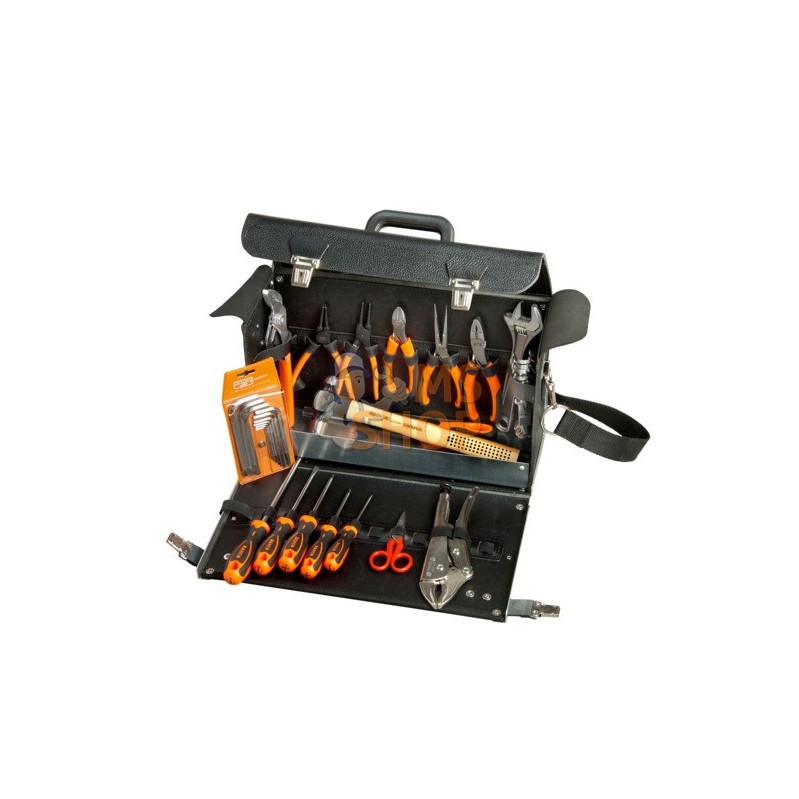 982000350;BAHCO;Composition de 34 outils dans une mallette en cuir;pièce détachée