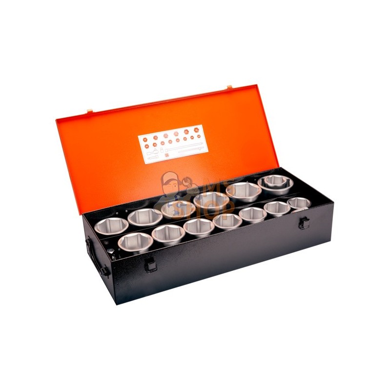 9540MBL;BAHCO;Jeu de douilles 1", 18 pièces;pièce détachée 9540MBL;BAHCO;Jeu de douilles 1", 18 pièces;pièce détachée
