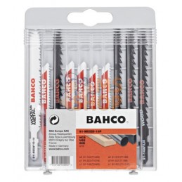 91-MIXED-10P;BAHCO;Jeu de lames de scie sauteuse pour le bois et le métal - 10 pcs;pièce détachée