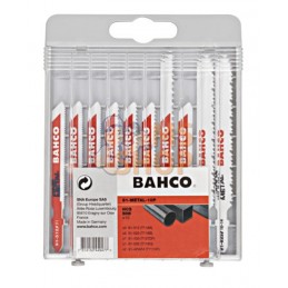 91-METAL-10P;BAHCO;Jeu de lames de scie sauteuse pour le métal - 10 pcs;pièce détachée