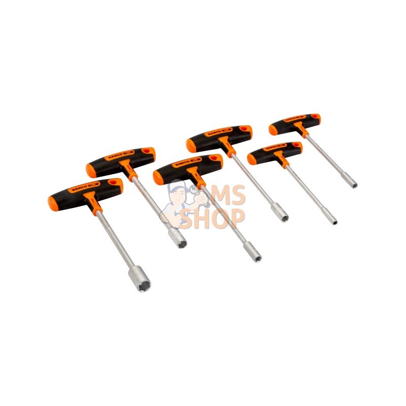 903T-3;BAHCO;Jeu de 6 tournevis manche en T à douille emmanchée;pièce détachée 903T-3;BAHCO;Jeu de 6 tournevis manche en T à douille emmanchée;pièce détachée