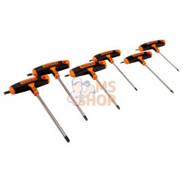 903T-2;BAHCO;Jeu de 6 tournevis manche en T TORX®;pièce détachée